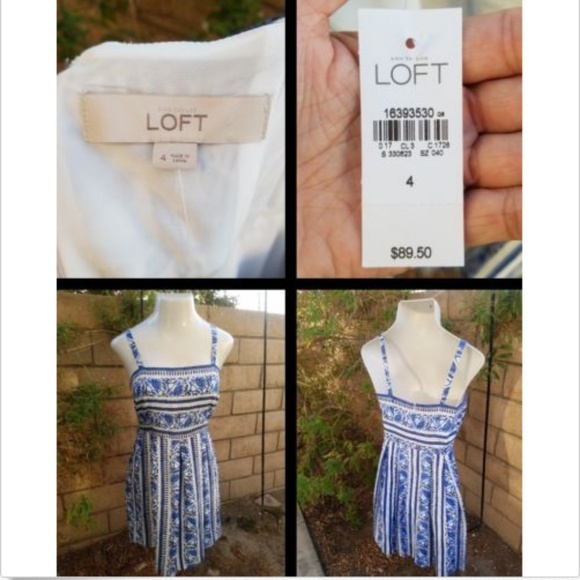 LOFT Dresses & Skirts - FINAL PRICE ! women ANN TAYLOR LOFT print dress 4
